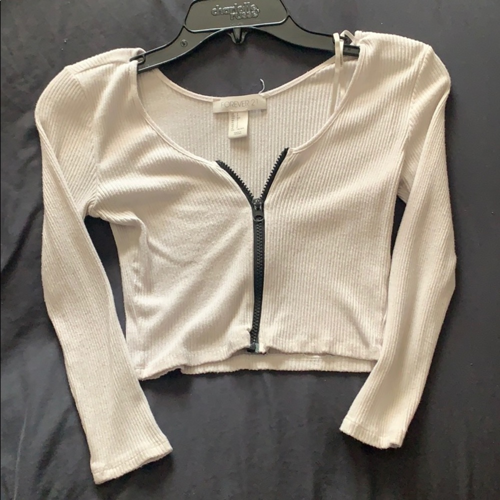 FOREVER 21 CROPPED LONG SLEEVE